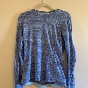 Lululemon Long Sleeve Blue Shirt
